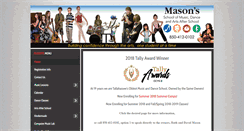 Desktop Screenshot of masonsmusic.com