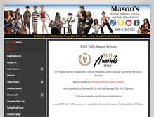 Tablet Screenshot of masonsmusic.com